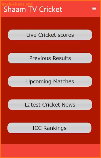 Shaam TV Live Cricket updates screenshot