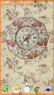 Shabby Chic Clocks Live Wallpaper screenshot