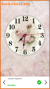 Shabby Chic Clocks Live Wallpaper screenshot