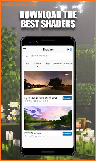 Shaders for Minecraft PE - MCPE screenshot