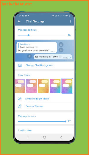 Shadgram messenger screenshot