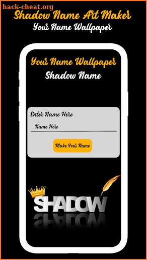 Shadow Name Art Maker Your Name Art wallpaper screenshot