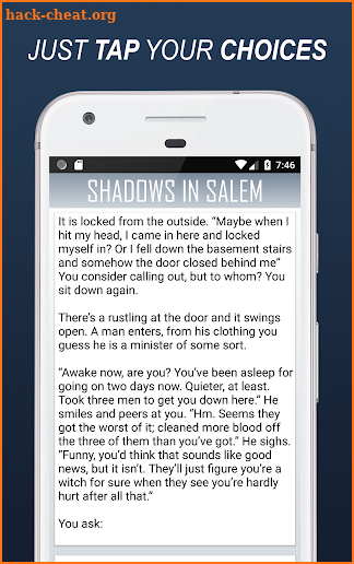 Shadows In Salem: A Text-Based Choices RPG screenshot