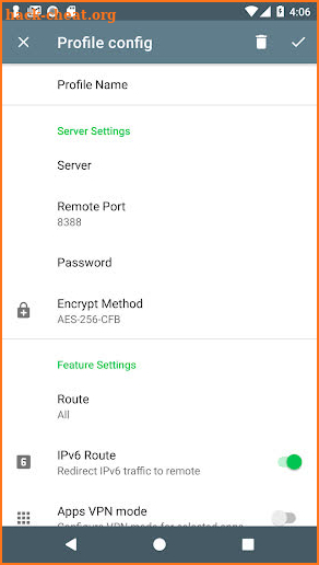 Shadowsocks client without AD, analytics and etc. screenshot