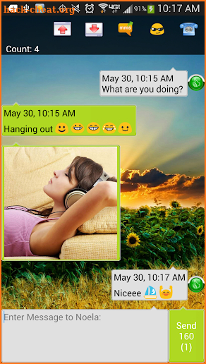 Shady SMS 4.0 screenshot