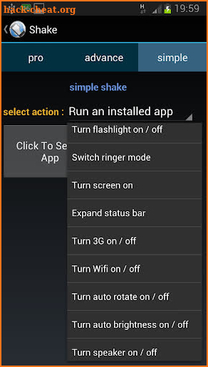 Shake screenshot
