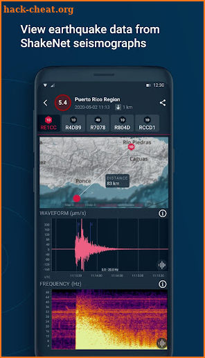 ShakeNet Earthquake Monitoring screenshot