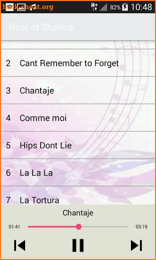 Shakira songs 2019 FALTAS TU screenshot