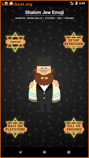 Shalom Jew Emoji screenshot