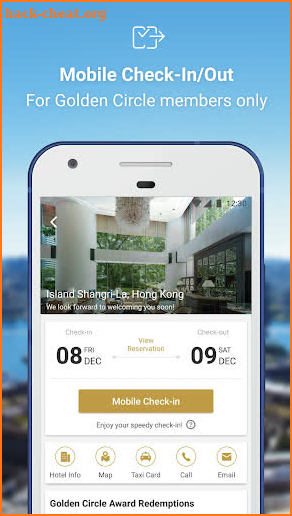 Shangri-La Hotels & Resorts screenshot