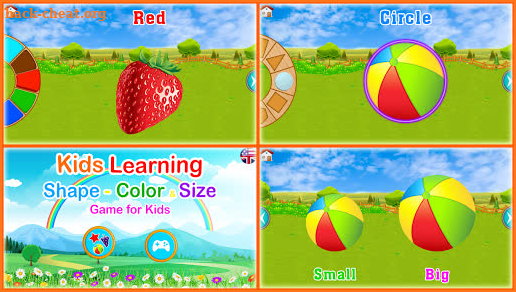 Shape, Color & Size: Kids Play and Learn game free screenshot