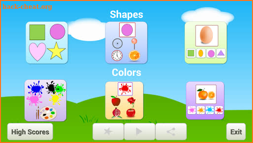 Shapes and Colors screenshot