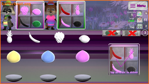 Shapes on a Shelf Game screenshot