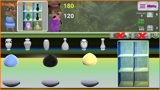 Shapes on a Shelf Game screenshot