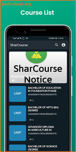 SharCourse screenshot