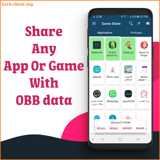 Share apk games - with obb data screenshot