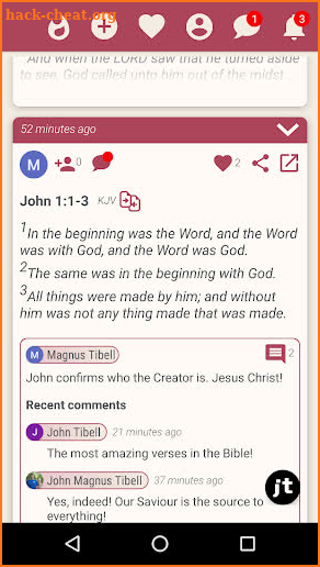 Share Bible Verses - Community screenshot