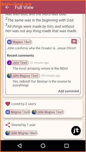Share Bible Verses - Community screenshot