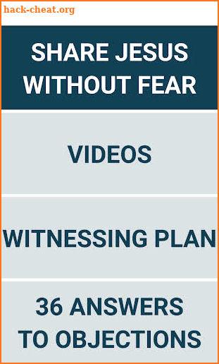 Share Jesus Without Fear for Android screenshot