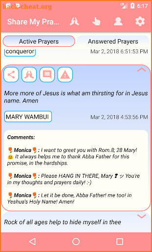 Share My Prayer screenshot