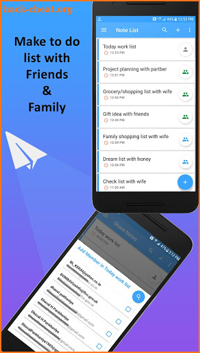 Share Notes:Online Live Notes Sharing &To Do App screenshot