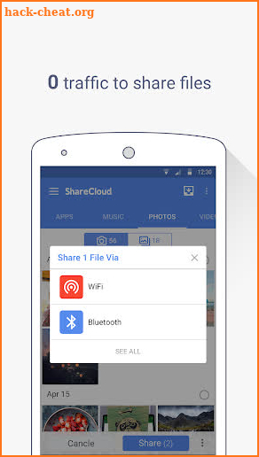 ShareCloud - Share By 1-Click screenshot