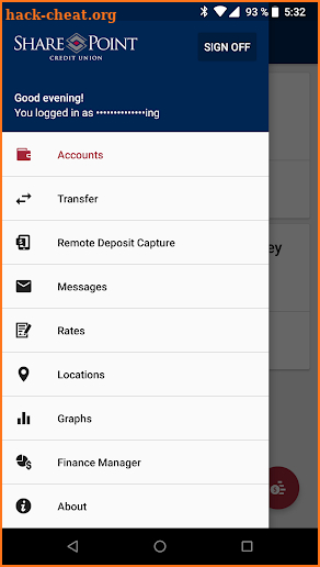 SharePoint Credit Union screenshot