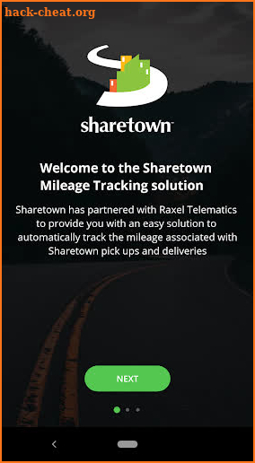 Sharetown Mileage Tracking screenshot