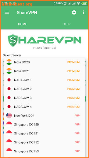 ShareVPN screenshot