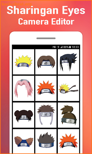 Sharingan Eyes Camera Editor screenshot