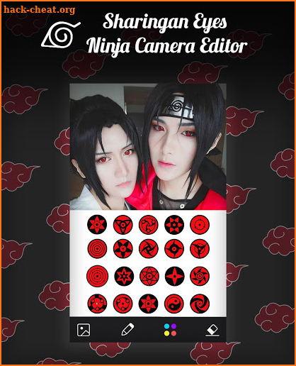Sharingan Eyes - Ninja Camera Editor screenshot