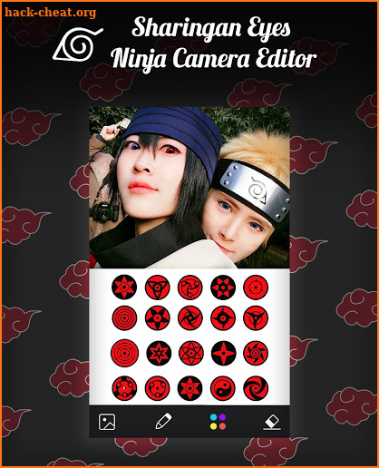 Sharingan Eyes - Ninja Camera Editor screenshot