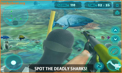 Shark Attack Spear Fishing 3D screenshot