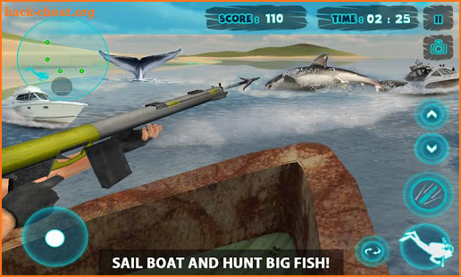 Shark Attack Spear Fishing 3D screenshot