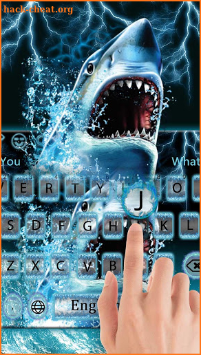 Shark Blue Water Keyboard screenshot