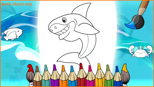 Shark Coloring Book screenshot