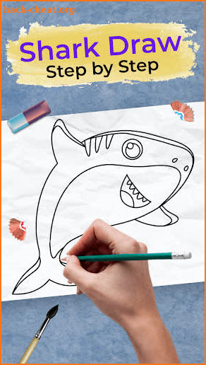 Shark Draw Step by Step screenshot