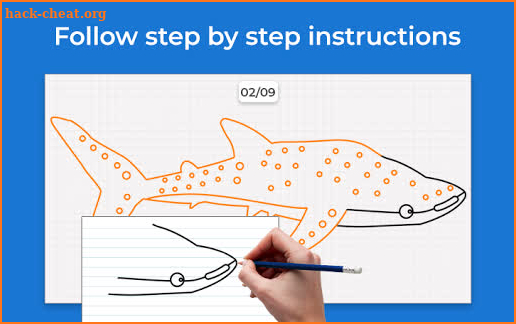 Shark Draw Step by Step screenshot