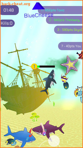 Shark Hunt.io screenshot