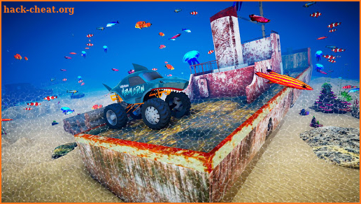 Shark Monster Truck Underwater World Parking Sim screenshot