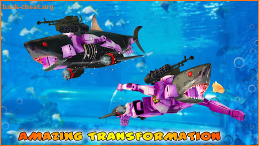 Shark Robot Transformation - Robot Shark Games screenshot