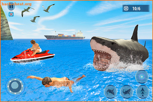 Shark Simulator Games: Sea & Beach Attack screenshot