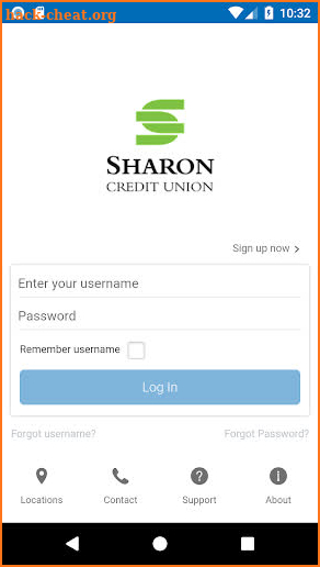 Sharon Credit Union screenshot