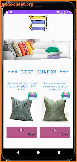Sharon Pillow Shop screenshot