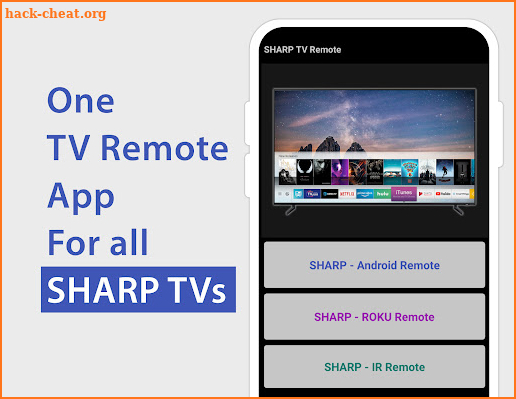 Sharp TV Remote Control screenshot