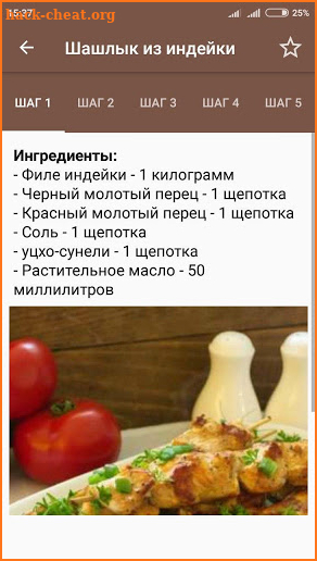Шашлык Рецепты маринада с фото пошагово screenshot