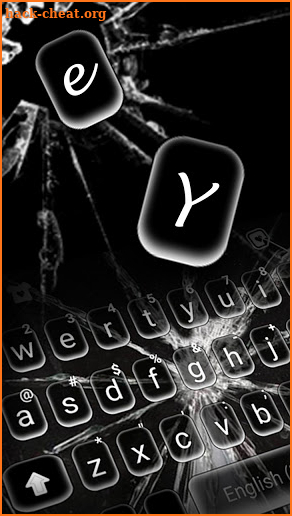 Shattered Screen Keyboard Theme screenshot
