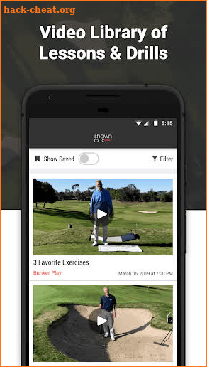 Shawn Cox Golf Academy screenshot