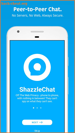 ShazzleChat - No Servers, No Web, Always Secure. screenshot