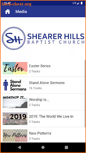 Shearer Hills Baptist Church screenshot